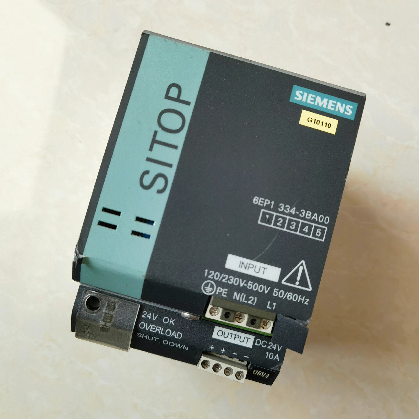 6EP13343BA00拆机二手西门子电源模块PLC