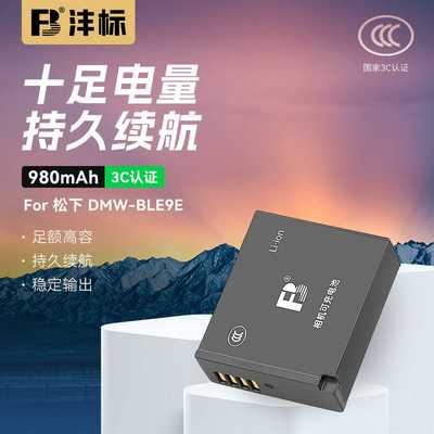BLG10电池适用zs99 ZS110 BLE9E相机电池LX100M2 G100u