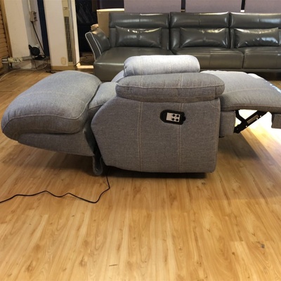 180度平躺单人功能沙发美甲美睫沙发孕妇躺椅靠背和脚踏分开控制