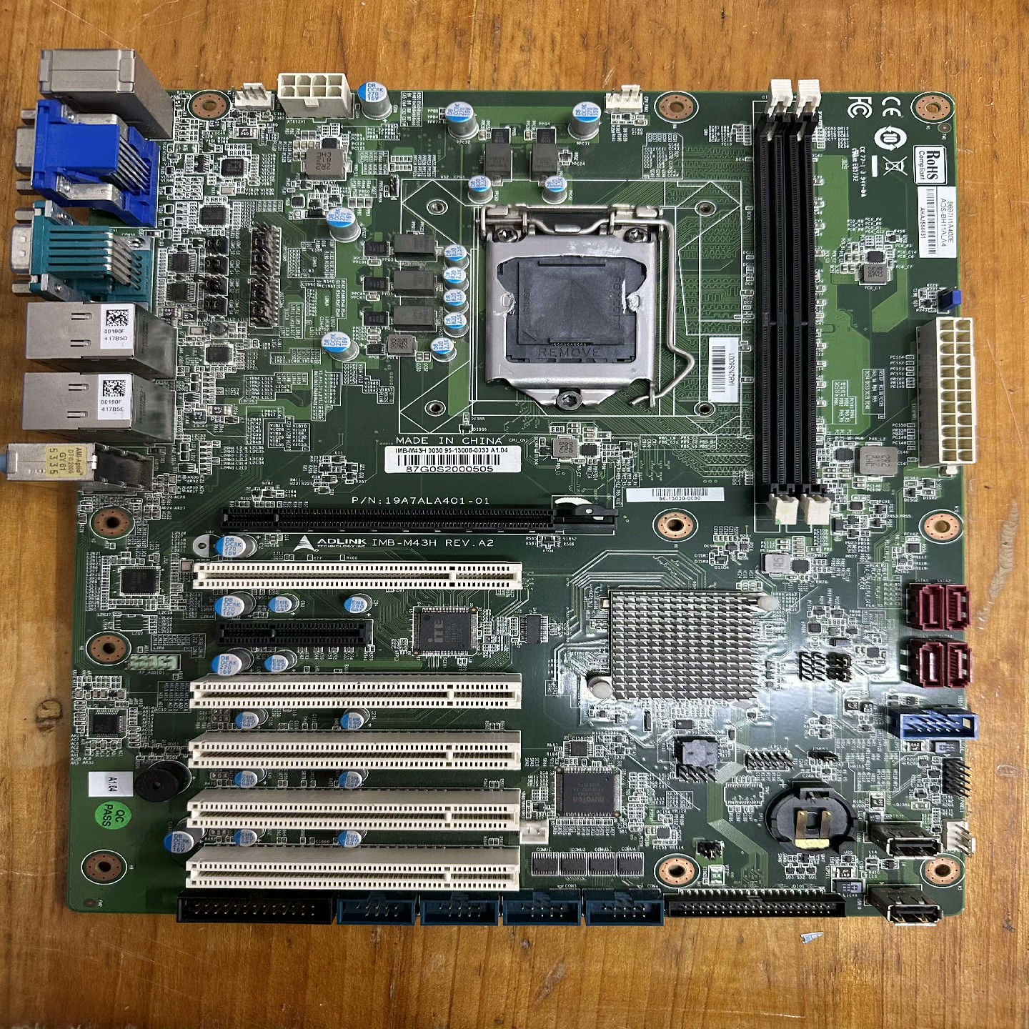 凌华ADLINK IMB-M43H REV.A2工控机主板（地坛设备）