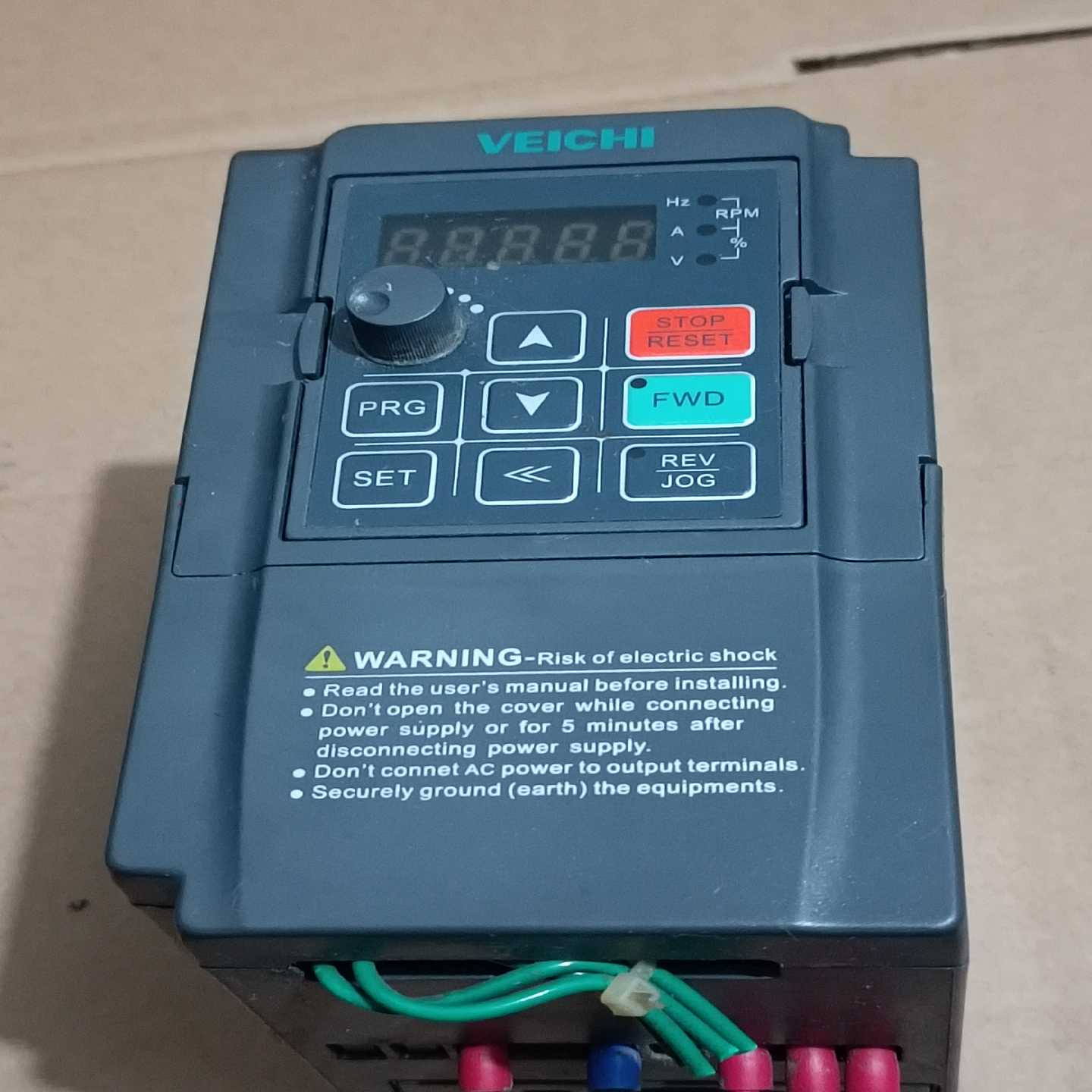 伟创AC60E变频器1.5kw/220v件（零零电子）