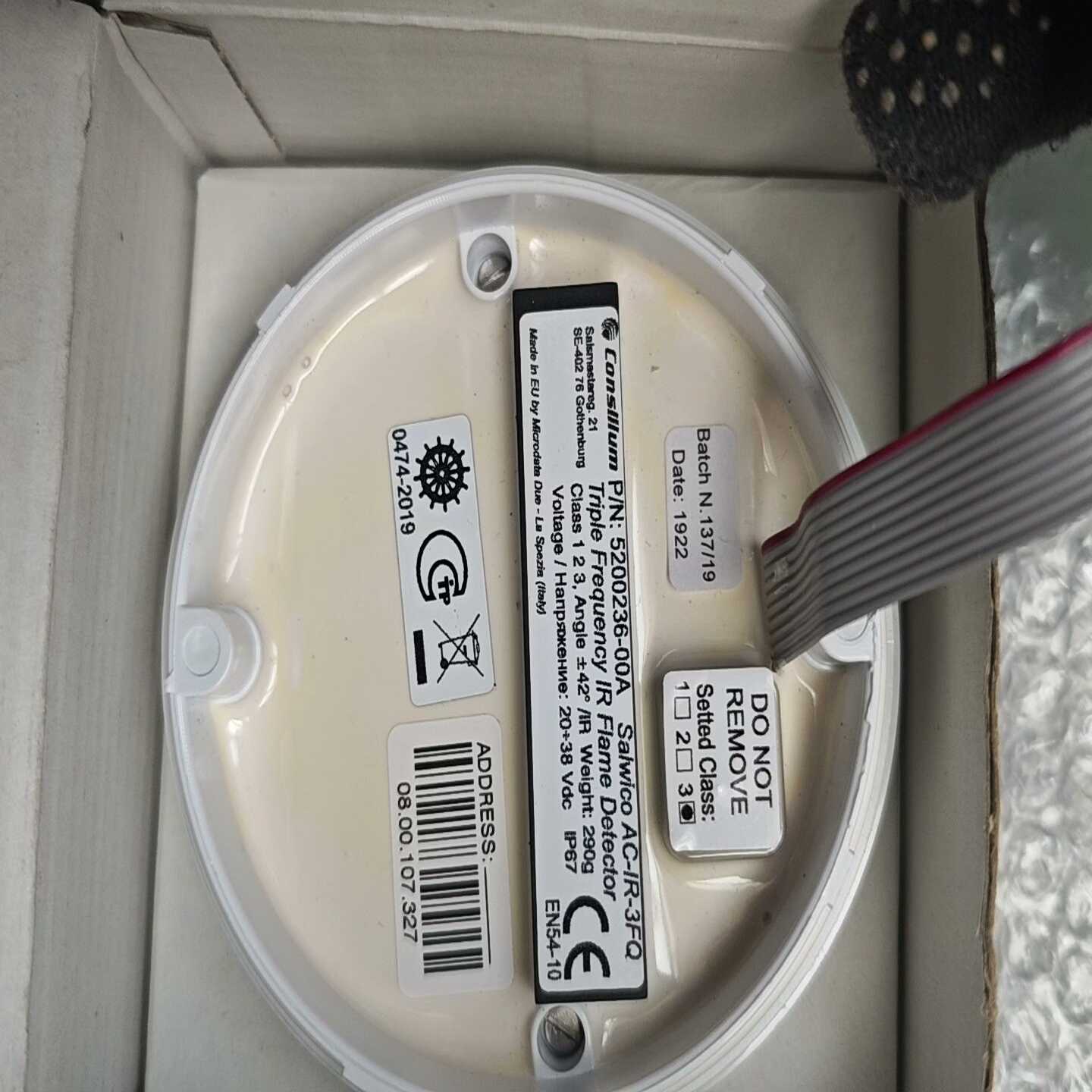 【议价】康士廉火焰探测器探头AC-IR-3FQ,5200236-00适用