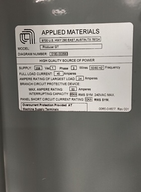 几乎全新Applied Materials应用材料Produ议价