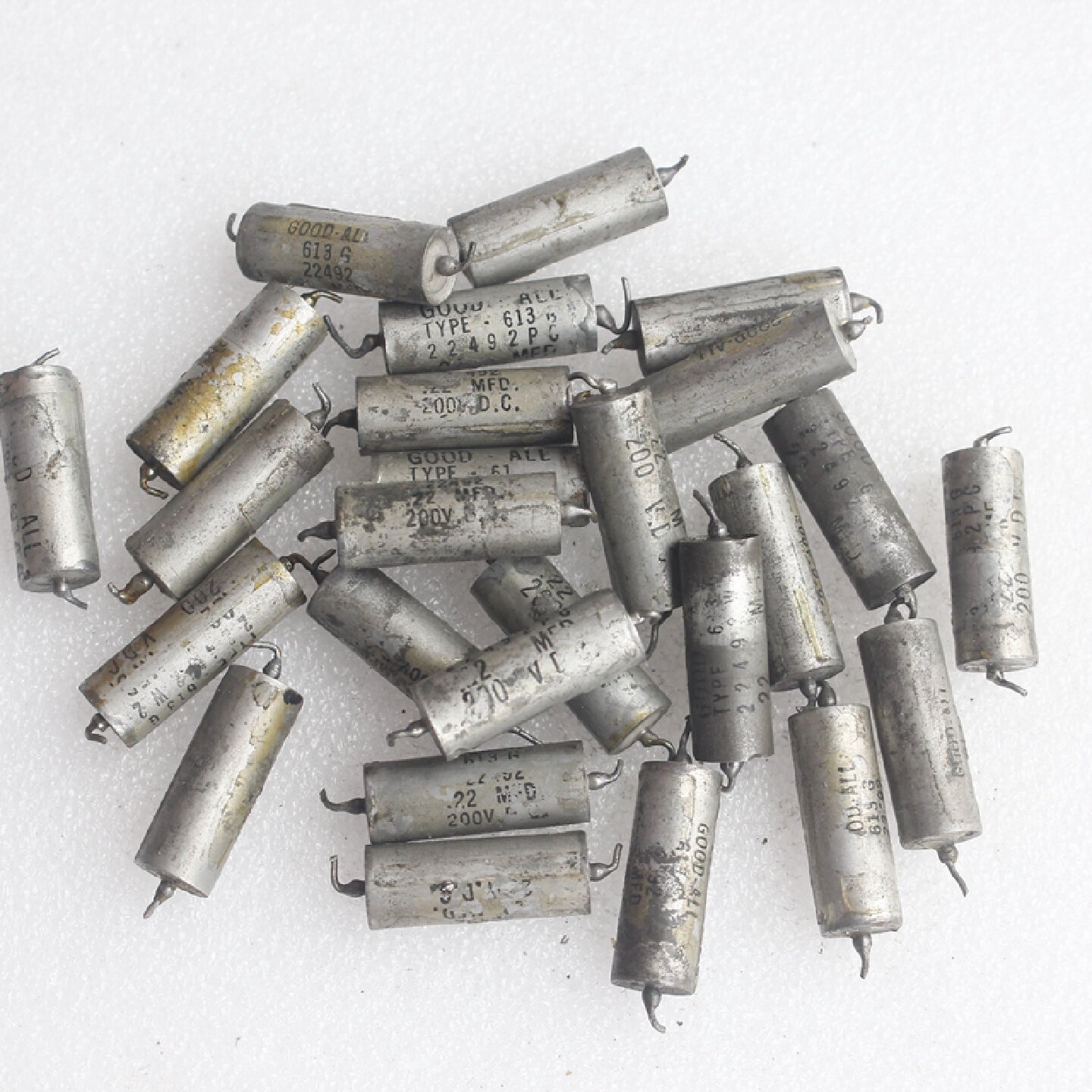 美国拆机GOOD0.22uf200V不分牌子0.22uf100V胆机发烧油浸耦合电容