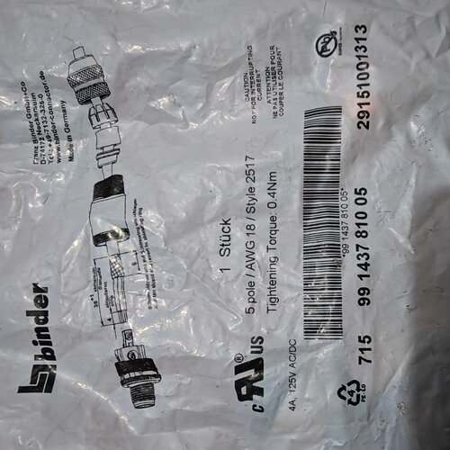 binder连接器金属公接头99143781005-询价