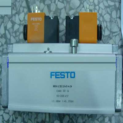 配件全新正品FESTO 12460电磁阀MDH-53EG-34-D-4-24DC议价