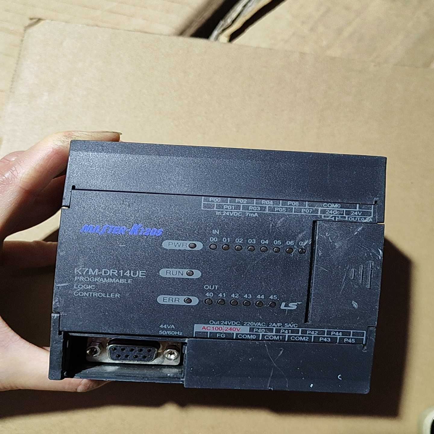 询价LS产电PLC，K7M-DR14UE，，实物如图，1