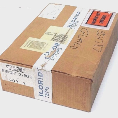 NIB CHLORIDE STELXC2RML3 STAINLESS STEEL EXIT SIGN SP LED ED