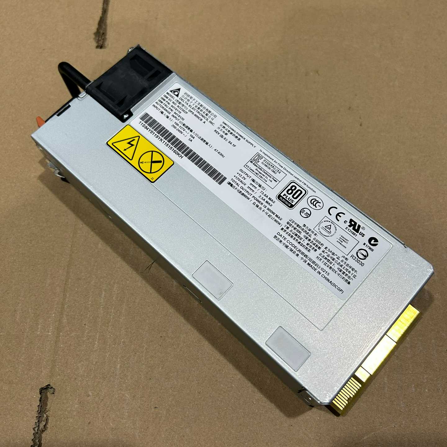 IBMX3650M4900W电源DPS-900CBA询价