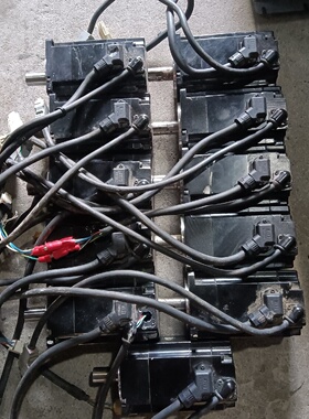 询-安川伺服电机400WSGMMS04ADC6S两台S