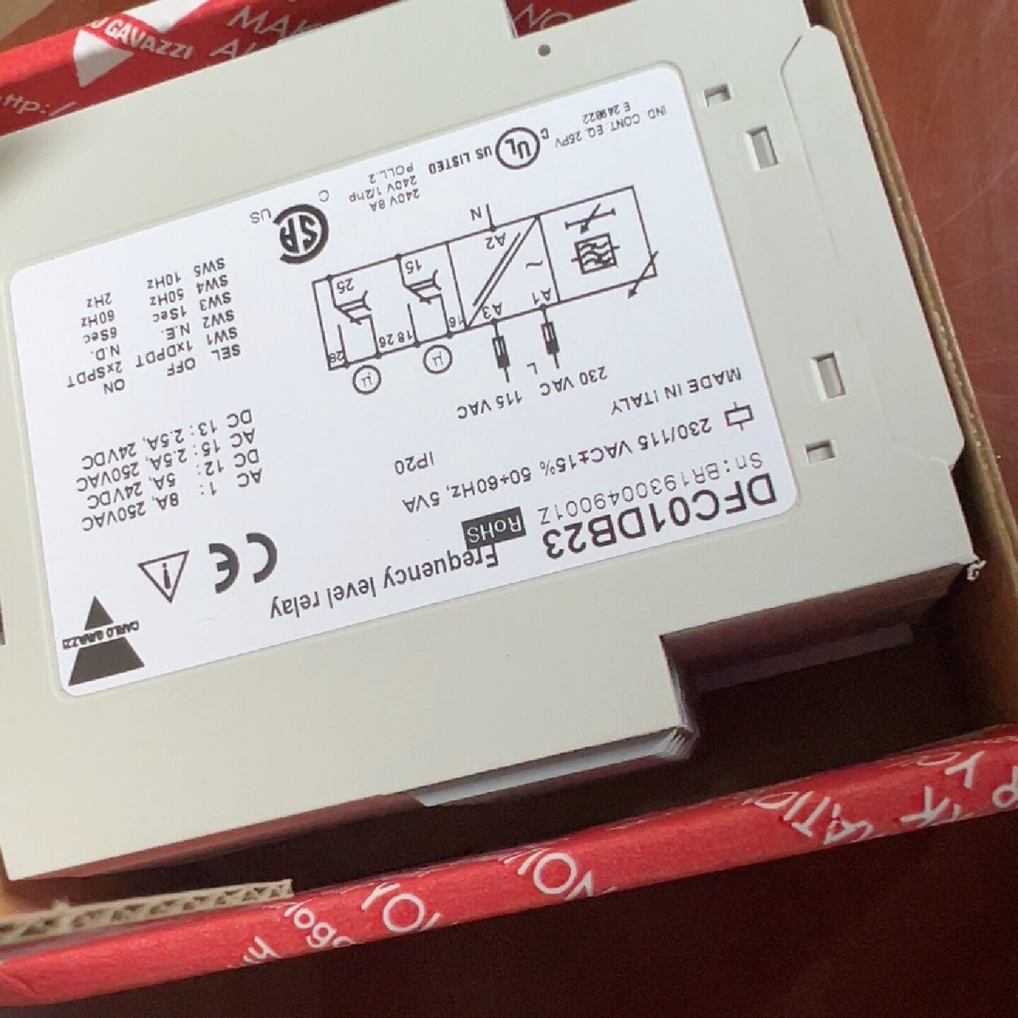 Frequency level relay 佳乐  继电器--议价商品