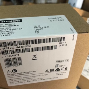 议价6ES72121HE400XB0西门子S71200PLC1212C紧凑型CPU模块