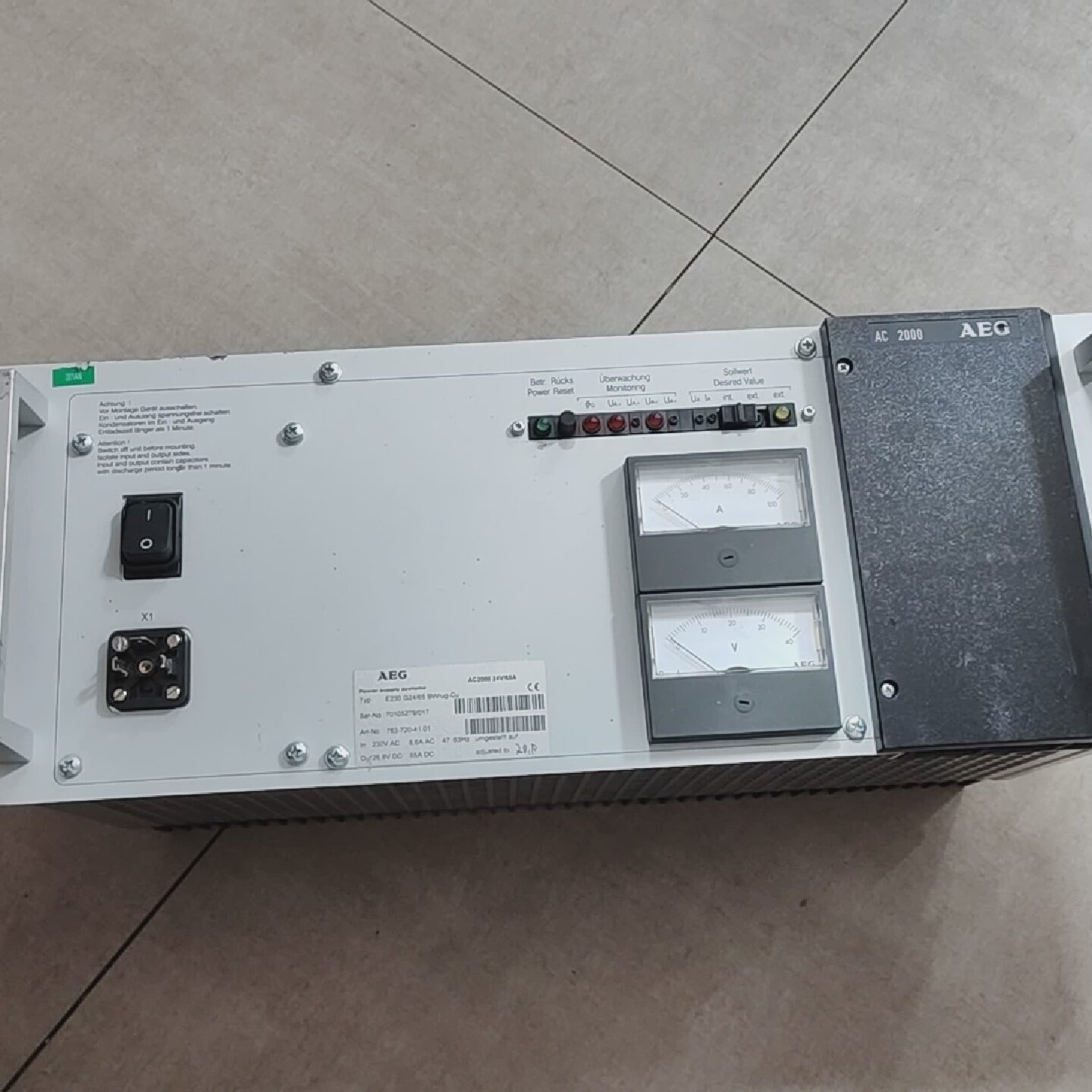 德国AEG开关模式整流模块AC2000AEG模块接触器E2-议价