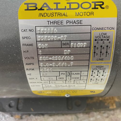 询-BALDOR葆德M3157T50TM3116电动机