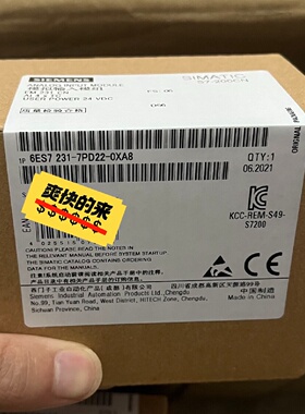 询价*6ES72317PD220XA8质保一年