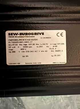 SEW伺服电机CMPZ80L/BY/KY/AK1H/SB1原-议价