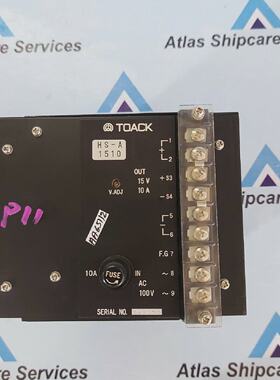 TOACK HS1 1510 Alimentazione Elettrica