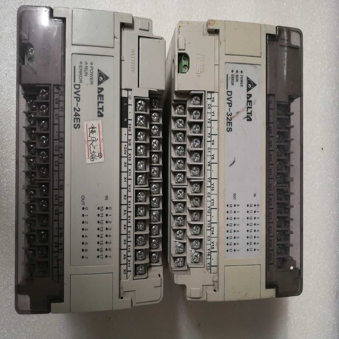 台达ES系列PLC，DVP32ES/24ES拆机拆机件，成色--议价商品