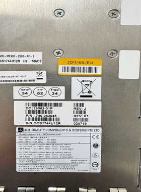 juniperPWR-MX480-2520-AC-S-F询价