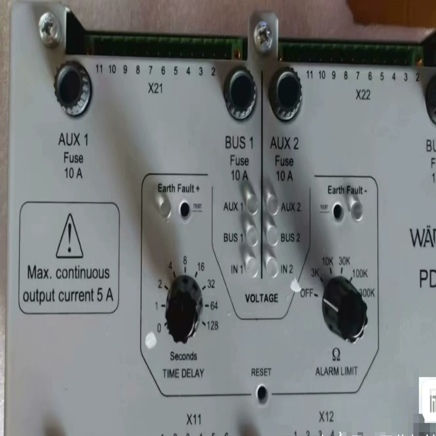 【请询价】瓦锡兰PDM-10保护继电器实物拍摄成色如图功能完好