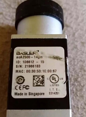 原装Basler巴斯勒工业相机acA250014gm一议价