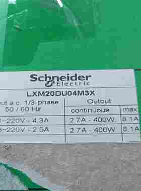 LXM20DU04M3X伺服驱动器400W功率，支~询价