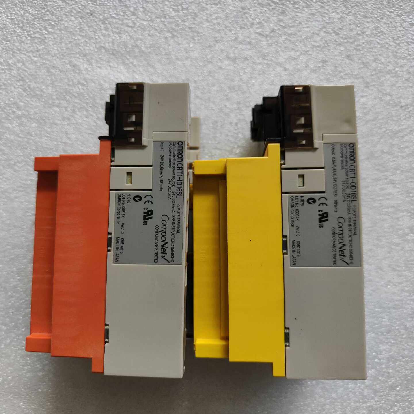 议价OMRON欧姆龙CRT1-I/OD16SL远程模块拆机正
