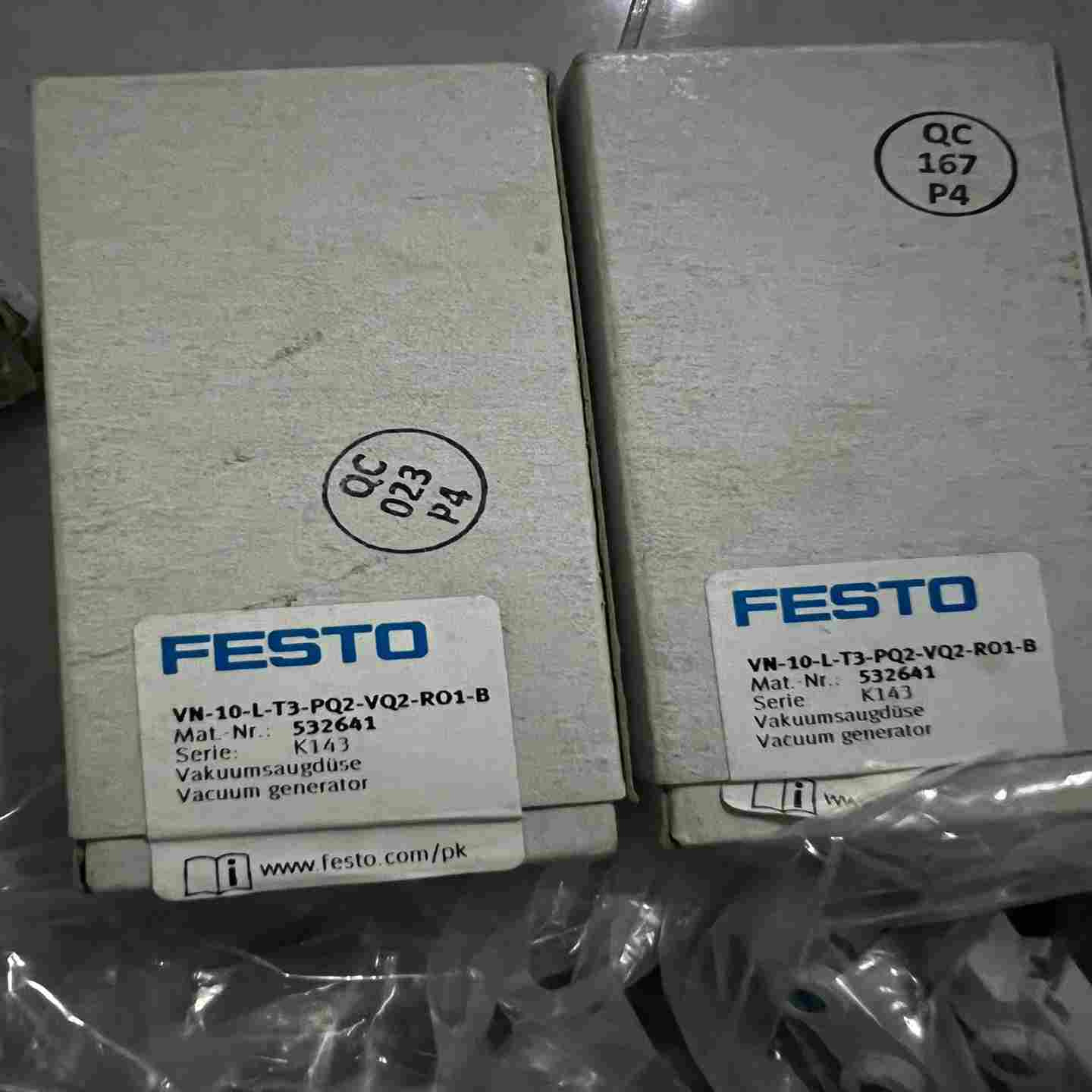 咨询-FESTO拆封费斯托VN-10-L-T3-PQ2