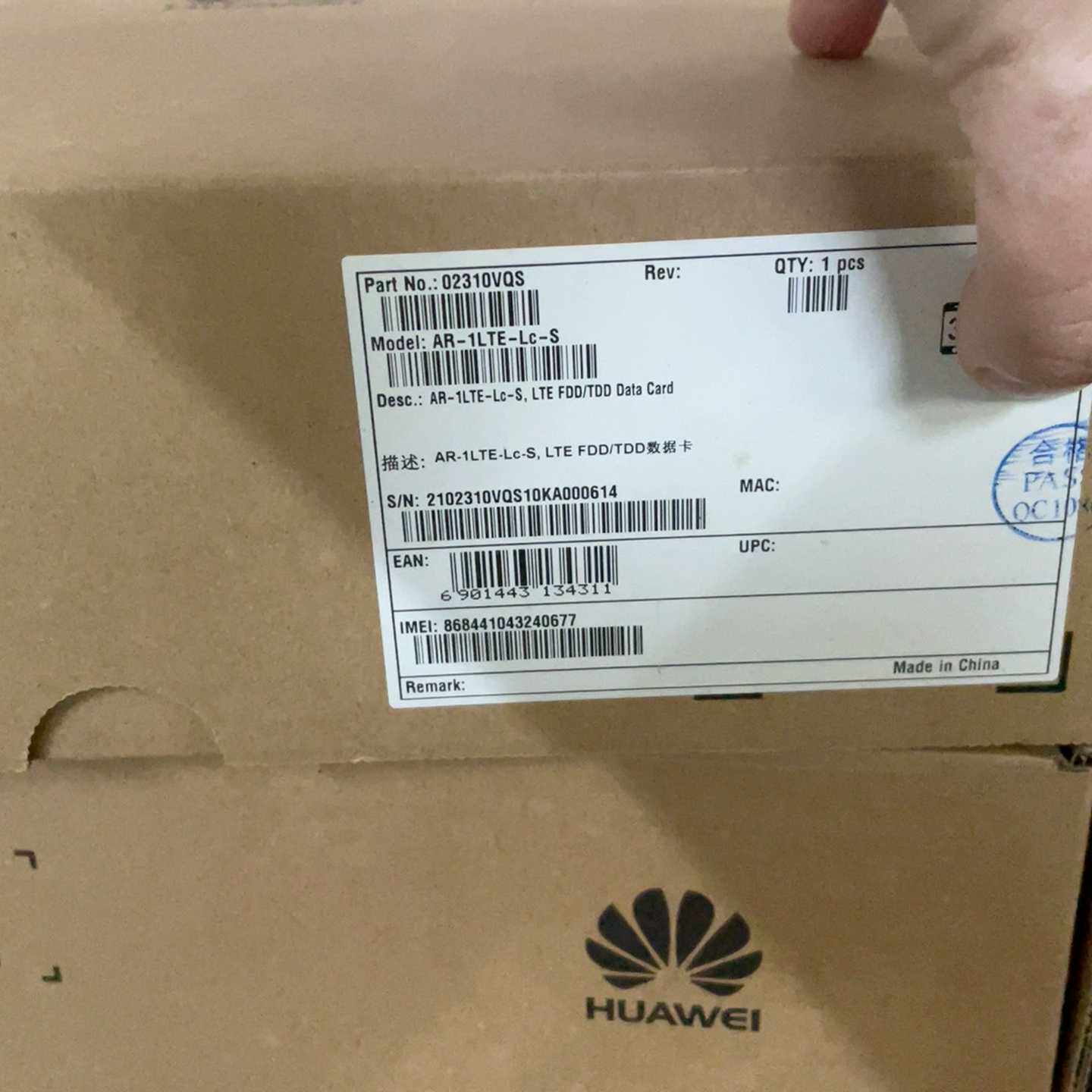 全新AR-1LTE-LC-S 华为路由器AR系列接口卡，全新