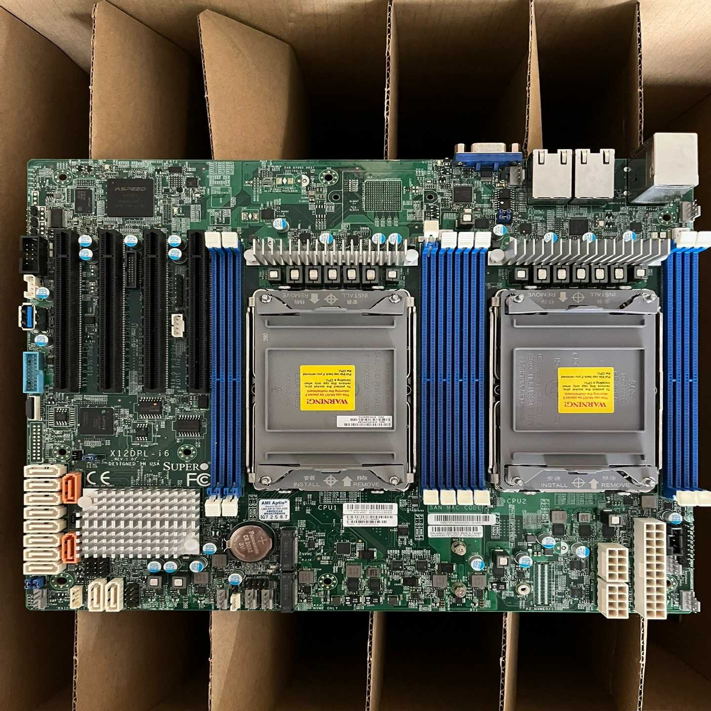 询价~超微X12DPL-i6双路LGA4189针C621A芯片