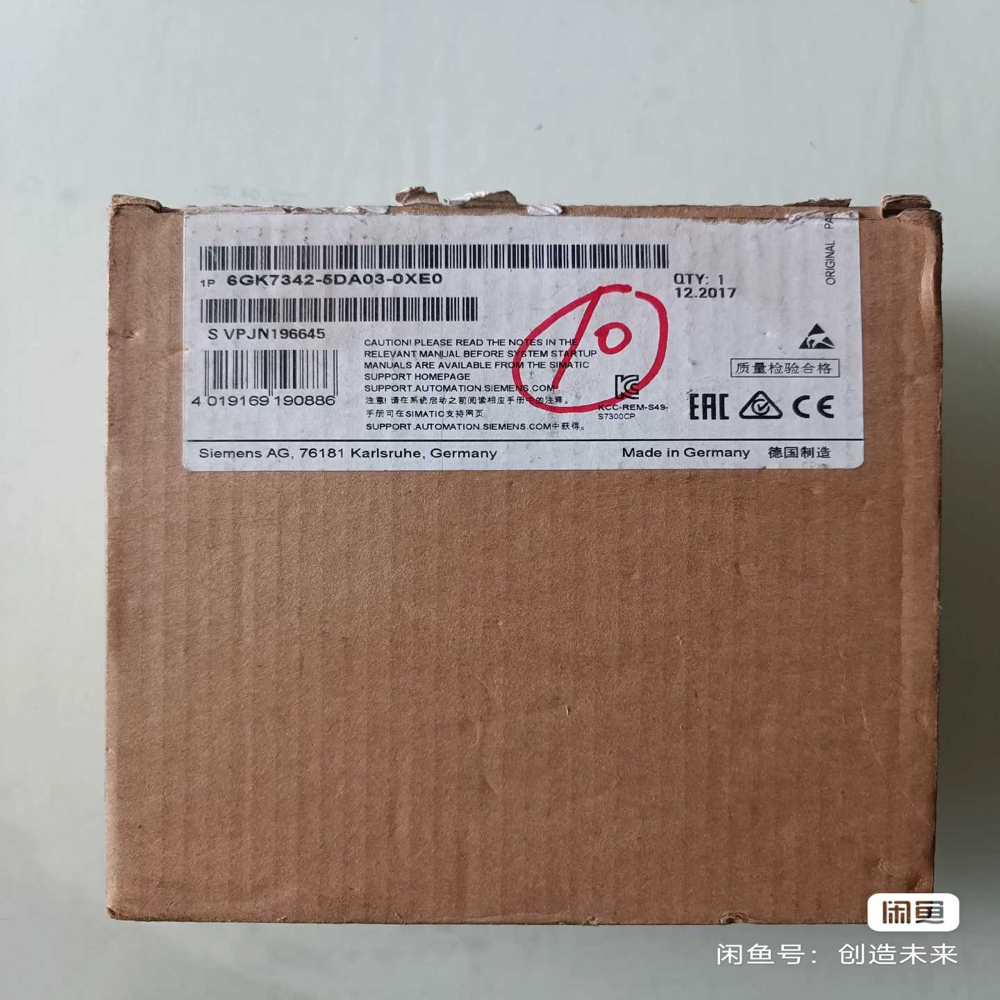 6GK7342-5DA03-0XE0仅开封。实物拍询价