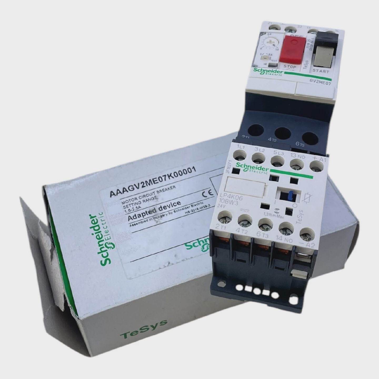 Schneider Electric AAAGV2ME07K00001 Motor Circuit Breaker In - 实物图