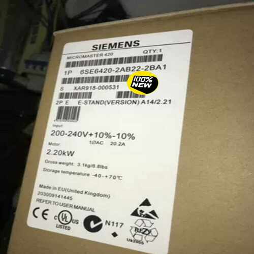 询价~6SE6420-2AB22-2BA1420 安装有