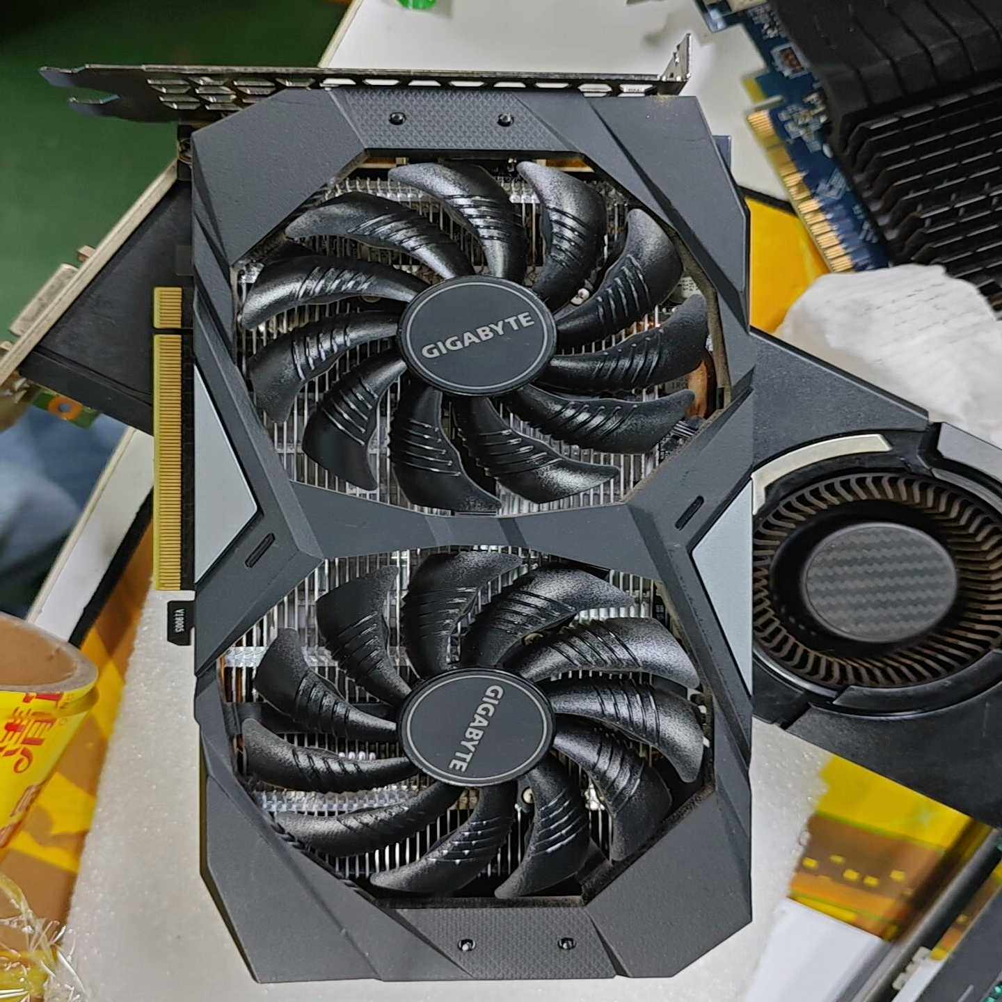 技嘉GTX16606G显卡双风扇散热成色新拆机--议价商品