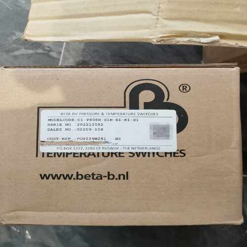 荷兰BETA压力开关C1-P808H-S1N-B1-K1-X~询价
