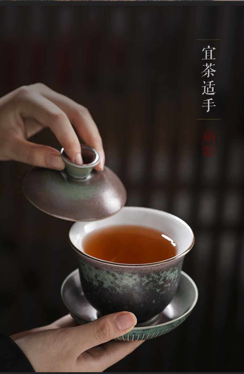 Японский керамический чайный сервиз, креативный чай, большая чайная чашка 