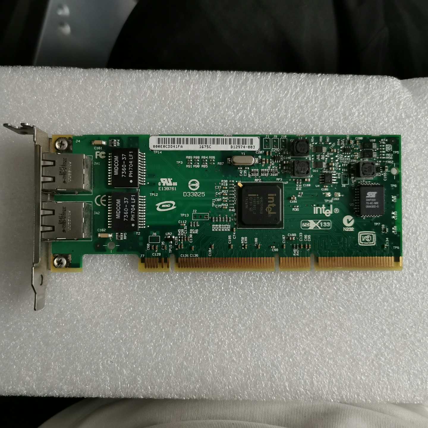 IBM INTEL 82546GB 双口千兆网卡 73P51~询价
