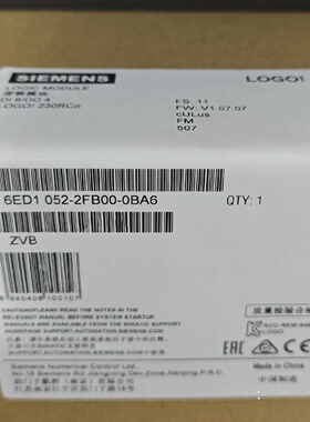 6ED10522FB000BA6西门子LOGOSIE-询