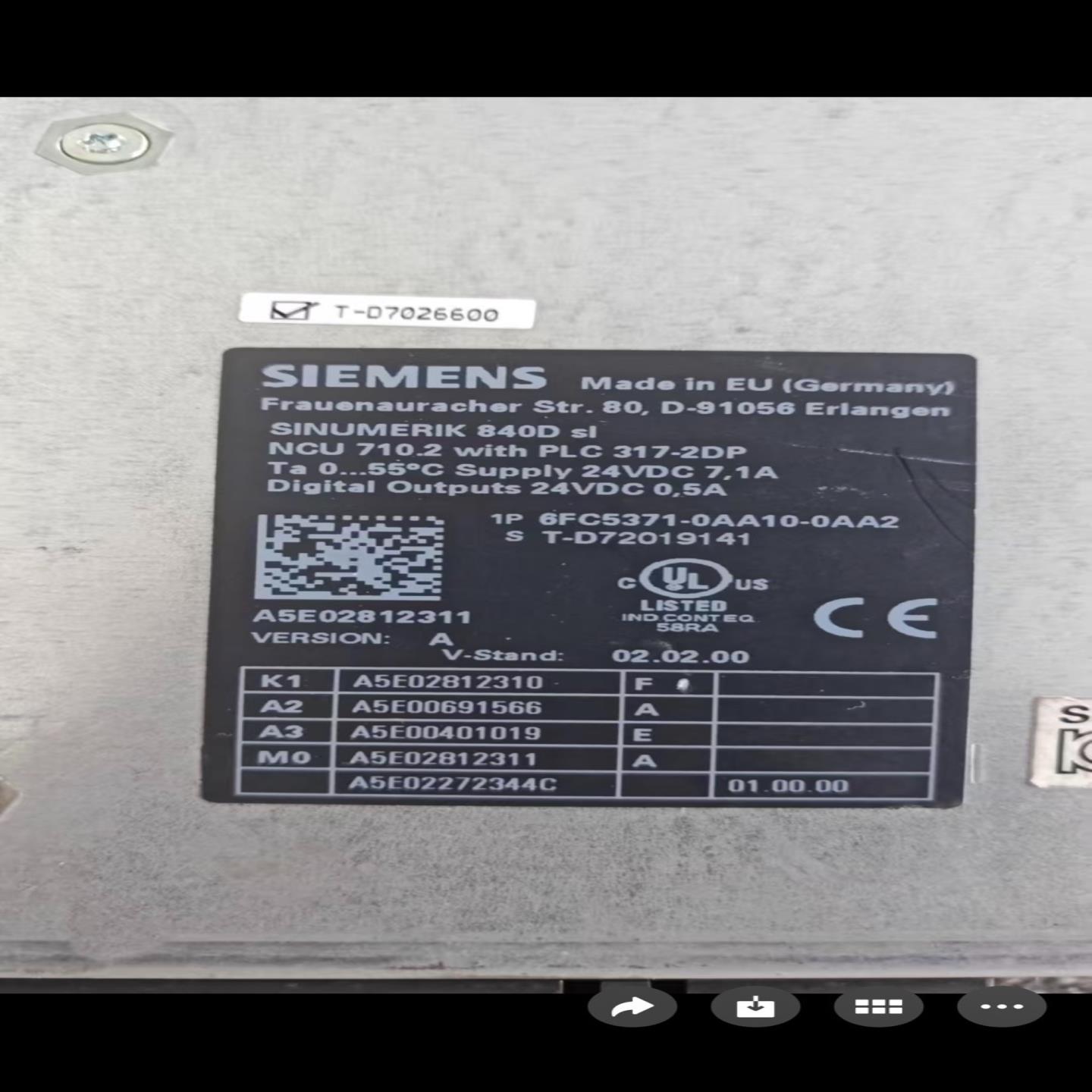 6FC5371-0AA10-0AA2，NCU710.2~议价