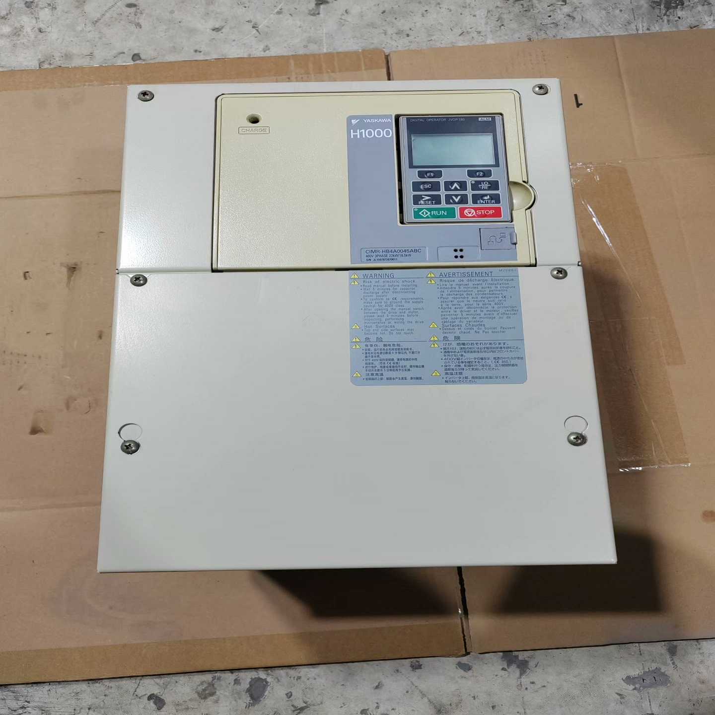 (询价)安川变频器18.5/22KW，CIMR-HB4A0045AB