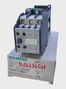Siemens 3TF43110BB4 Contactor 1S11NO1NC 24V DC