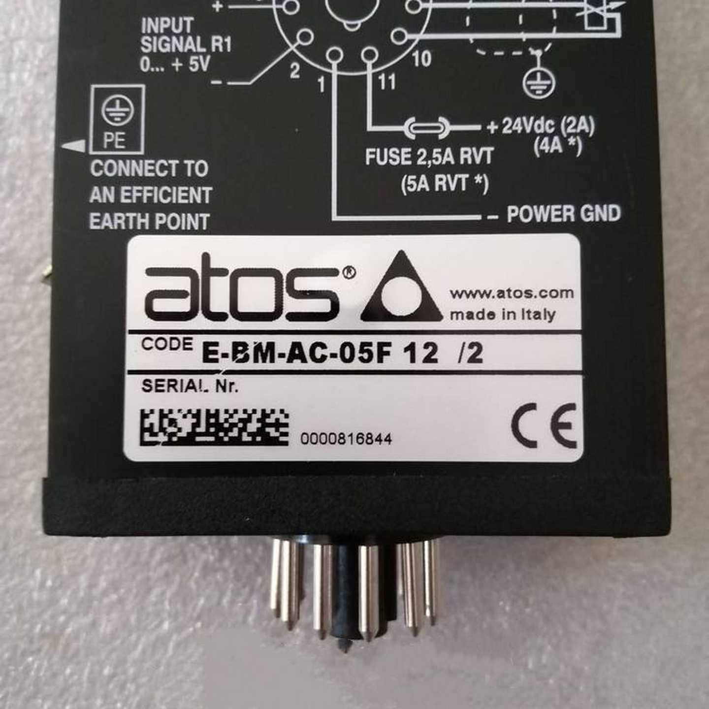 意大利ATOS阿托斯E-ME-AC-05F放大器E-ME-AC-R01F