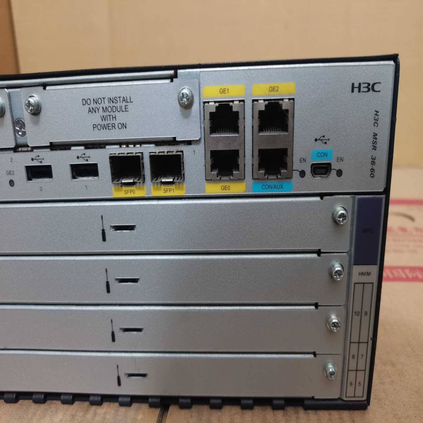 H3C华三MSR36-60千兆路由器。测试完好。实物图。单电--议价商品