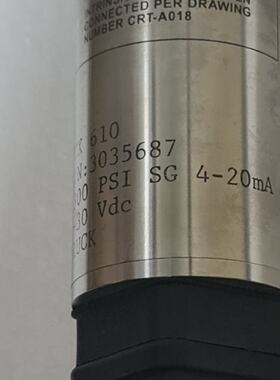 通用电气DRUCKPTX610压力转换器1300PSISGSN3035687