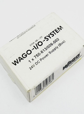 WagoI/OSystem750-613/006-000750613/006000DC24VSysteme