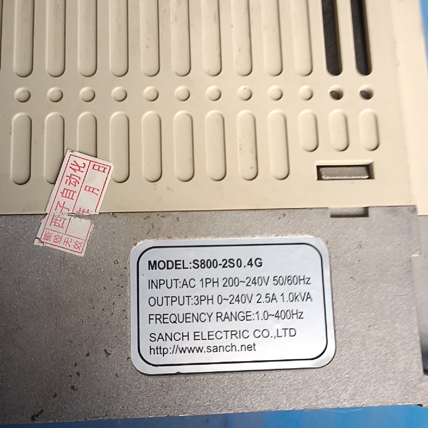 三基S800-2S0.4G变频器试图拍摄  功能包好需要的联--议价商品