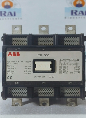 ABBEH550CONTACTOR(110-120V50/60Hz)EH5503POLE(FreeS