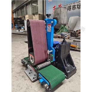 打磨机 小型砂带去毛刺机金属平面抛光机金属件抛光打磨机台式