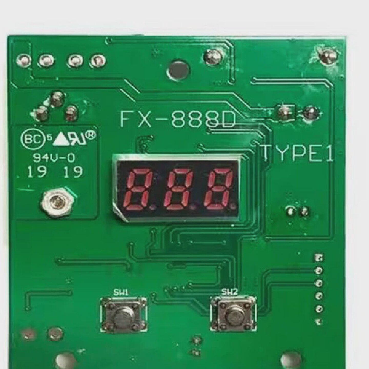 FX888电烙铁控制板FX888D焊台主机电路板电烙铁白光焊台电烙铁
