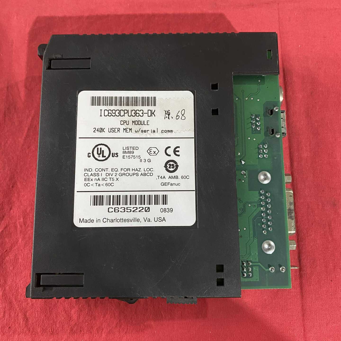 发那科GE模块IC693CPU363-DK，240K--议价商品